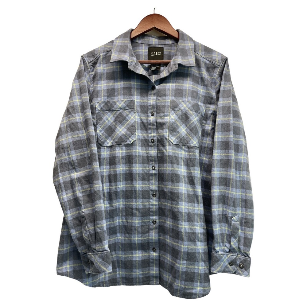 5.11 Tactical Women's XL Button Down Long Sleeve Fleece Shirt